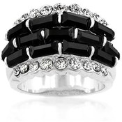 Black Mamba CZ Ring