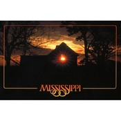 Mississippi Postcard 12342 Sunset In House