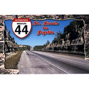 Missouri Postcard 12857 I-44 To Joplin