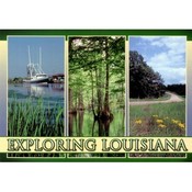 Louisiana Postcard 13236 Multiview Explore La