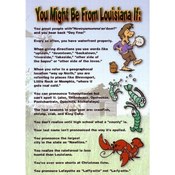 Louisiana Postcard 13237 Your Might Be From