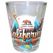 California Shot Glass 2.25H X 2" W Elements