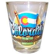 Colorado Shot Glass 2.25H X 2" W Elements