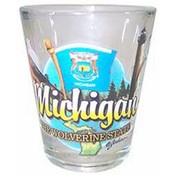Michigan Shot Glass 2.25H X 2" W Elements