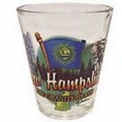 New Hampshire Shot Glass 2.25H X 2" W Elements