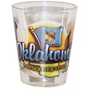 Oklahoma Shot Glass 2.25H X 2" W Elements