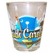 South Carolina Shot Glass 2.25H X 2" W Elements