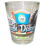 South Dakota Shot Glass 2.25H X 2" W Elements