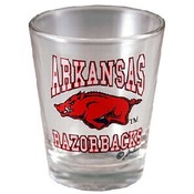 University Of Arkansas Shotglass Rhar
