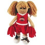 Ohio State University Plush Doll Small Cheerleader