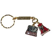 University Of Alabama Keychain Metal Charms