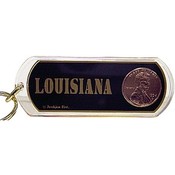 Louisiana Keychain Lucky Penny