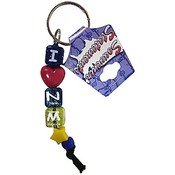 New Mexico Keychain Beaded
