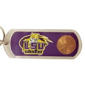 Louisiana State University Keychain Lucky Penny Ov