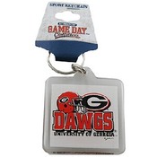 University Of Georgia Keychain Lucite Helmet