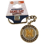 University Of Nebraska Keychain Spinner Relief Nh