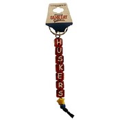 University Of Nebraska Keychain Beaded Huskers