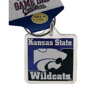 Kansas State University Keychain Lucite