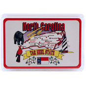 North Carolina Playing Cards State Map 24 Display