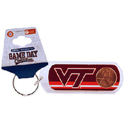 Virginia Tech University Keychain Lucky Penny