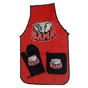 University Of Alabama Apron Set 3  Piece  Bama