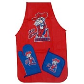 University Of Mississippi 'Ol Miss Apron Set 3- Pi