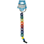 Virginia Keychain Beaded