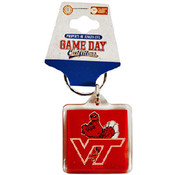 Virginia Tech University Keychain Lucite