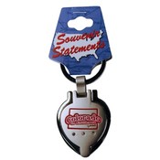 Colorado Keychain Metal Heart Locket