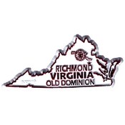 Virginia Magnet 2D 50 State White