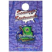Washington Magnet 2D 50 State Red
