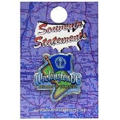 Washington Dc Magnet 2D 50 State Metallic