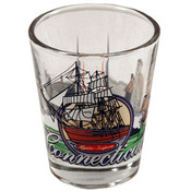Connecticut Shot Glass 2.25H X 2" W 3 View
