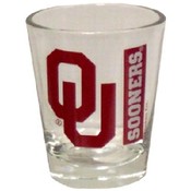 University Of Oklahoma Shotglass Clear Sooners