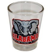 University Of Alabama Shotglass Crimson Tide