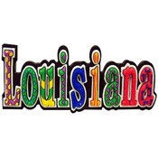Louisiana Magnet Pvc Festive