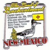 New Mexico Magnet 2D Land Of Enchantment