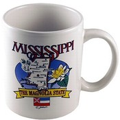 Mississippi Mug State Map