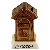 Florida Piggy Bank 3" H X 4" W  Outhouse