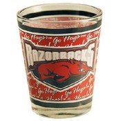 University Of Arkansas Shotglass Wrap