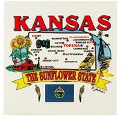 Kansas Trivet 4" X 4" 4" X 4" State Map