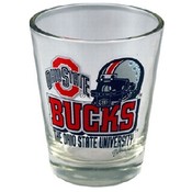 Ohio State University Shotglass Helmet 12 Display