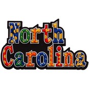 North Carolina Magnet Pvc Festive