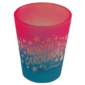 North Carolina Shot Glass 2.25H X 2" W Multi Clr S