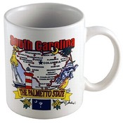 South Carolina Mug State Map