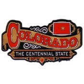 Colorado Magnet 2D Banner Approximately 2"H X 4"W