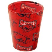 University Of Arkansas Shotglass Shadow