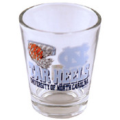 University Of North Carolina Shotglass Bball