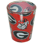 University Of Georgia Shotglass Shadow