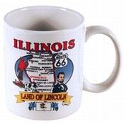 Illinois Mug State Map